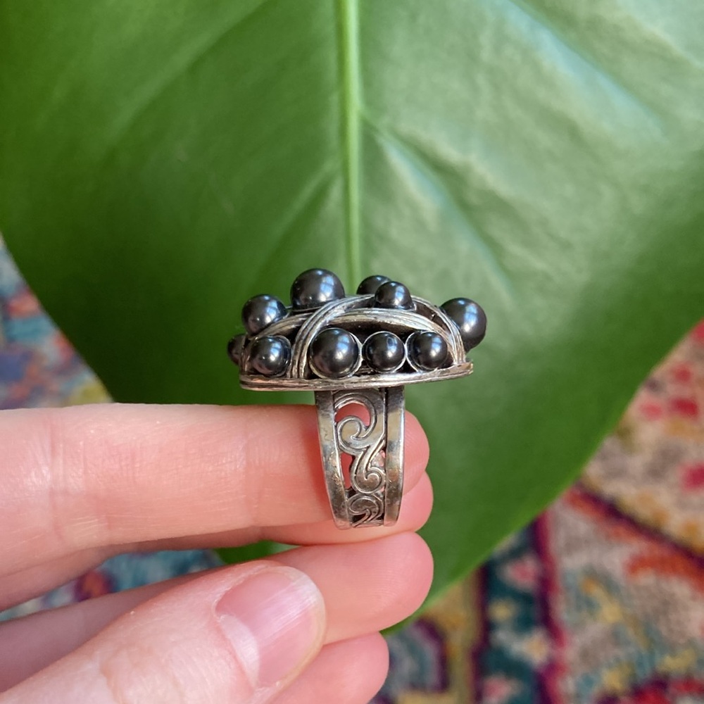 Silver Statement Ring - image 3